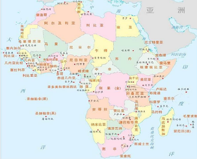 国家和地区的数目最多的是哪个洲？是非洲吗？ - 1