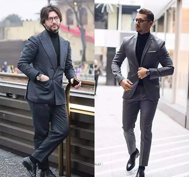 最最最常见的黑、灰色西装，怎样才能穿出高级感？ - 8