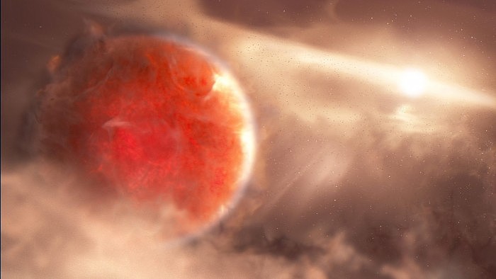 哈勃望远镜发现一颗巨大行星正通过暴力过程形成 - 1