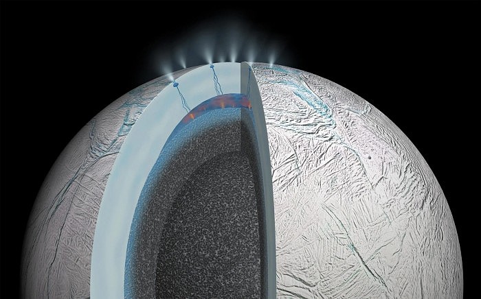土星卫星恩克拉多斯上的间歇泉裂缝很可能发生冰震 - 4