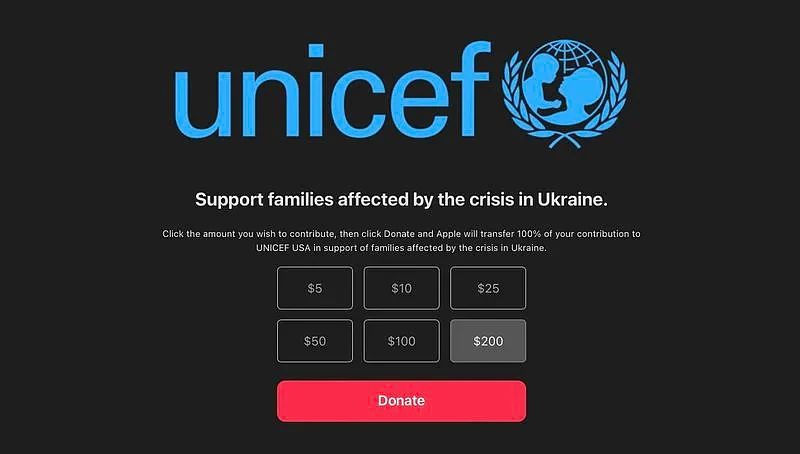 unicef-apple-Ukraine-donations.webp