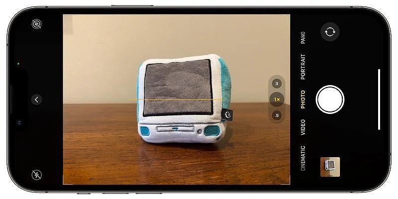 苹果 iOS 17 相机引入“水平”辅助线，帮用户调正角度拍摄 - 4