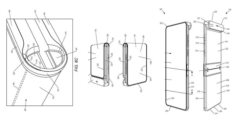 Motorola patents flip phone with an outward hinge