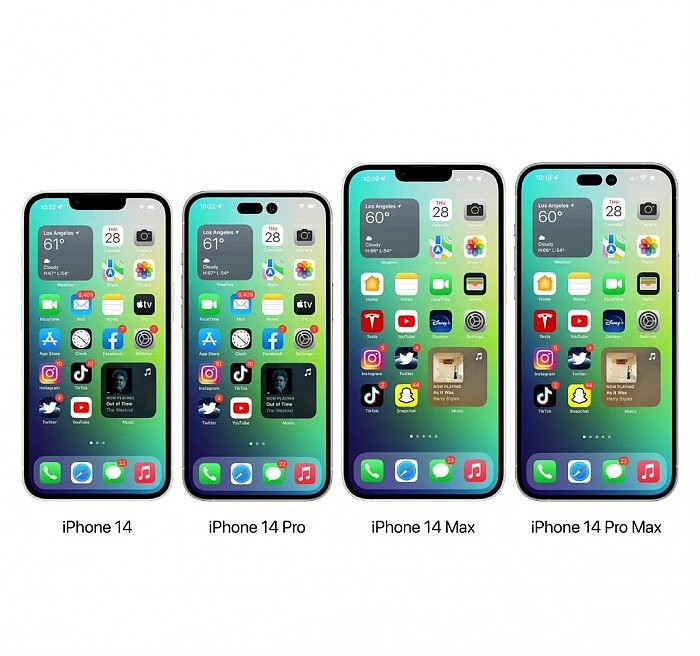 配件厂商曝iPhone 14系列设计已基本定型：两款刘海屏、两款挖孔屏 - 2