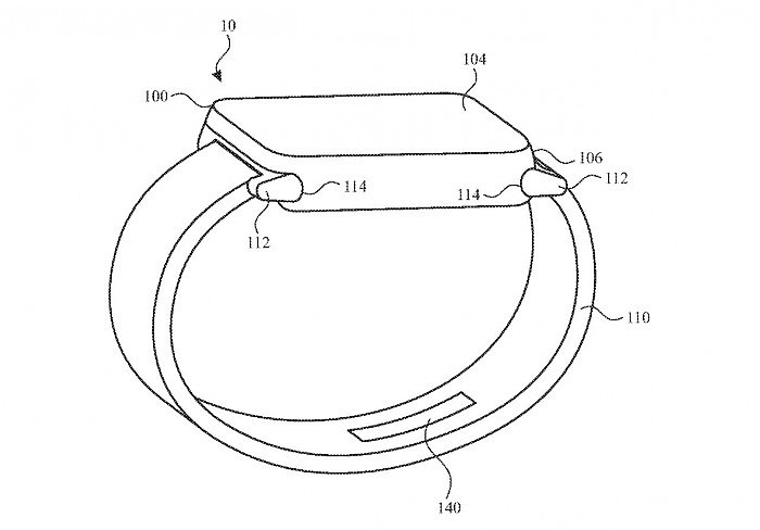 新专利显示未来苹果手表表带可能集成水合传感器 - 2