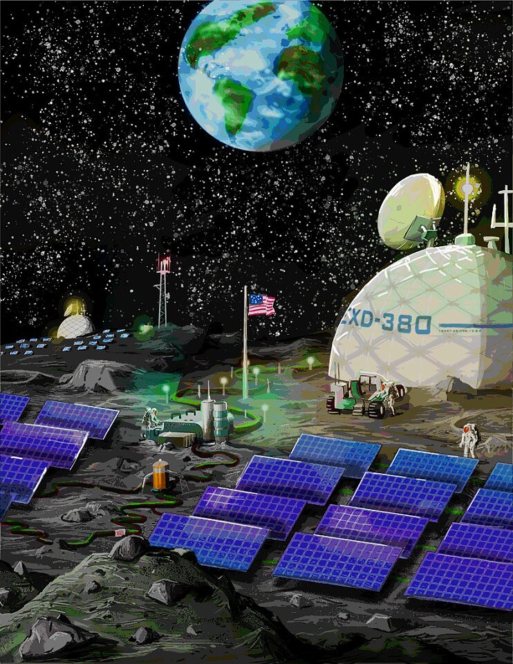 桑迪亚国家实验室开发微电网以为未来月球基地供电 - 1