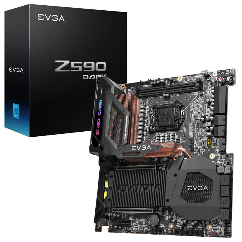 EVGA Z590 DARK 主板发布：21 相供电，CPU 插槽旋转 90° - 1