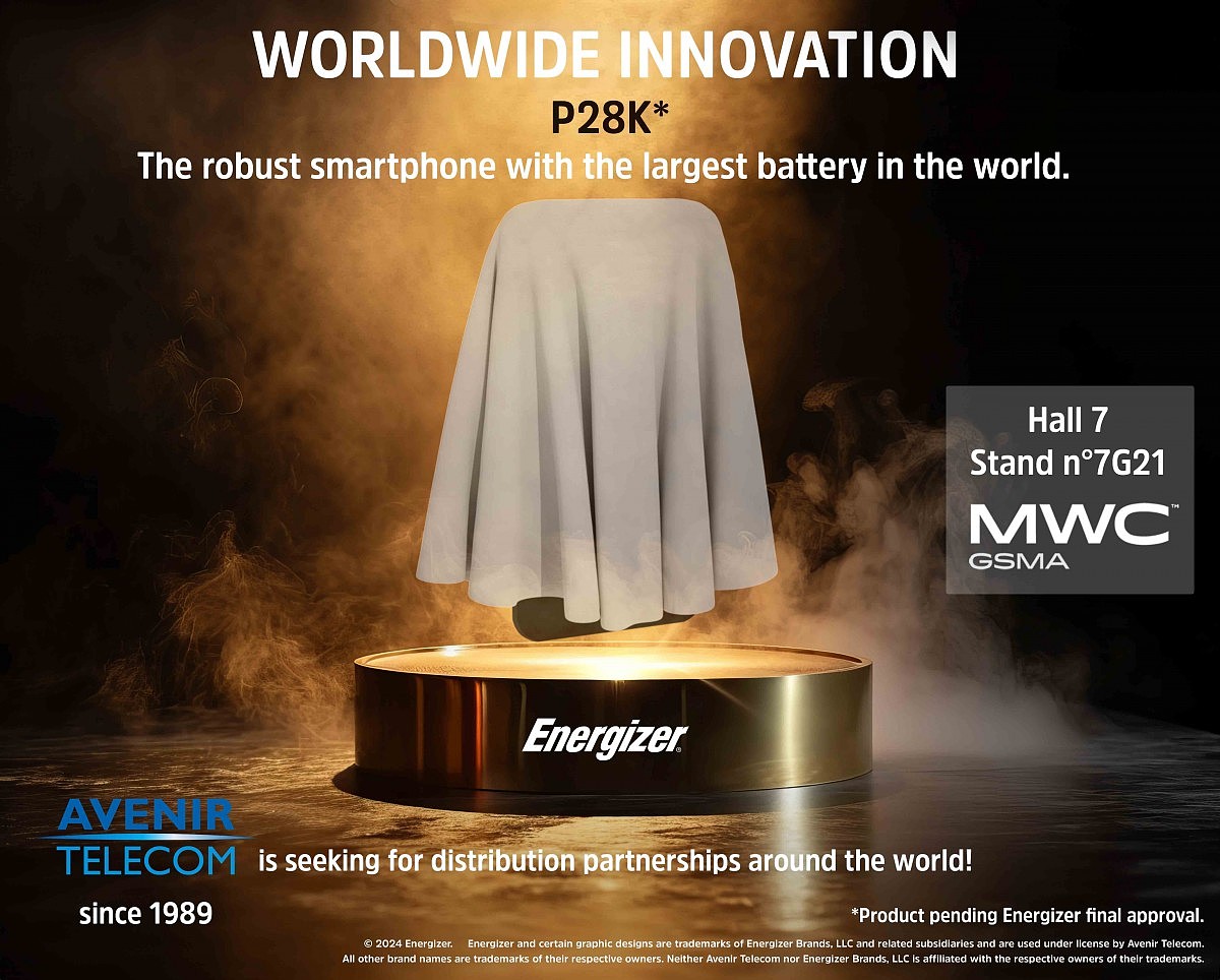 电池容量 28000 mAh，劲量 P28 手机将亮相 MWC 2024 - 1