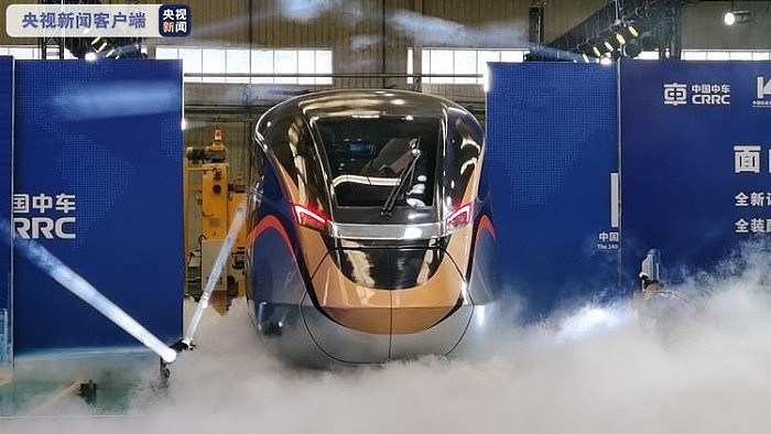 采用全自动无人驾驶：新型都市快轨列车在河北唐山下线 - 2