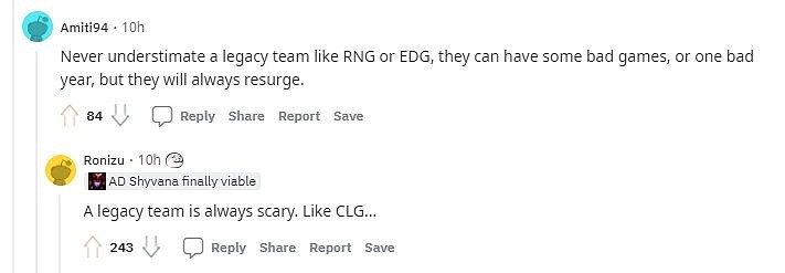 Reddit论坛热议RNG击败EDG：他们又回来了！ - 3