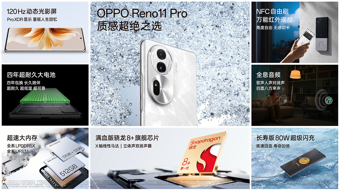 OPPO Reno11 Pro 系列手机今日开售，3499 元起 - 5