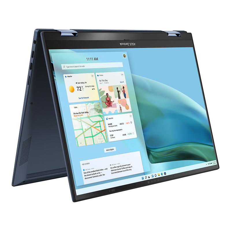 华硕发布新款 Zenbook S 13 Flip OLED 翻转本：i7-1260P + 2.8K OLED 屏 - 3