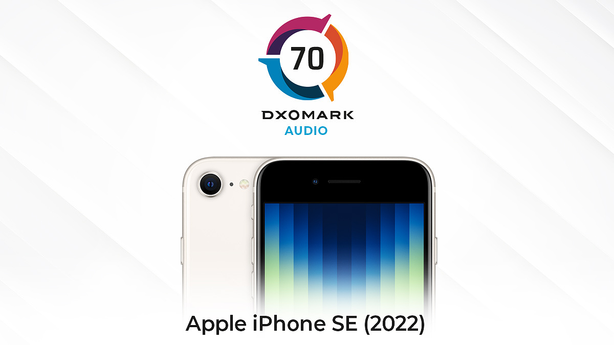 苹果iPhone SE 3 DxOMark音频得分