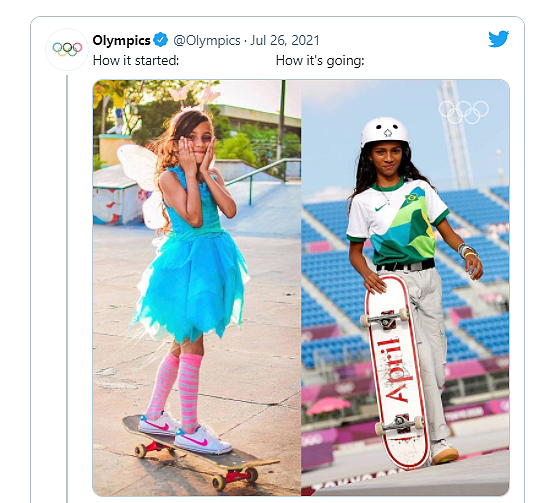 凭借滑板视频在Vine走红的巴西天才少女Rayssa Leal赢得奥运银牌 - 3