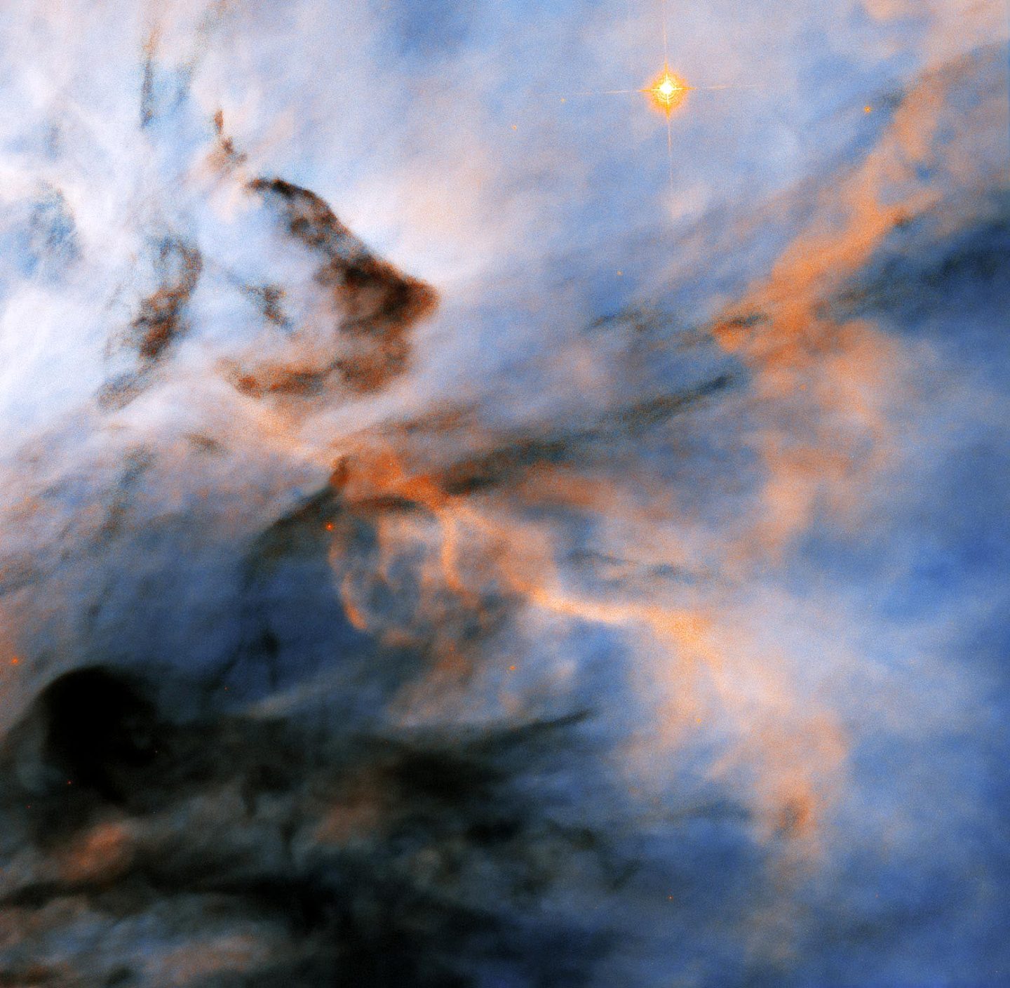 哈勃太空望远镜的新发现：火焰星云的灼热恒星可能阻止了行星的形成 - 1
