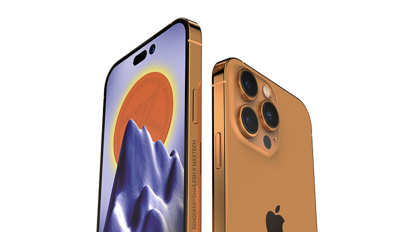 苹果 iPhone 14 Pro Max 全新古铜色版渲染图出炉：辨识度拉满 - 7