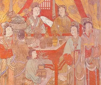 陕西元代壁画墓揭示古代夫妇宴会文化 - 1