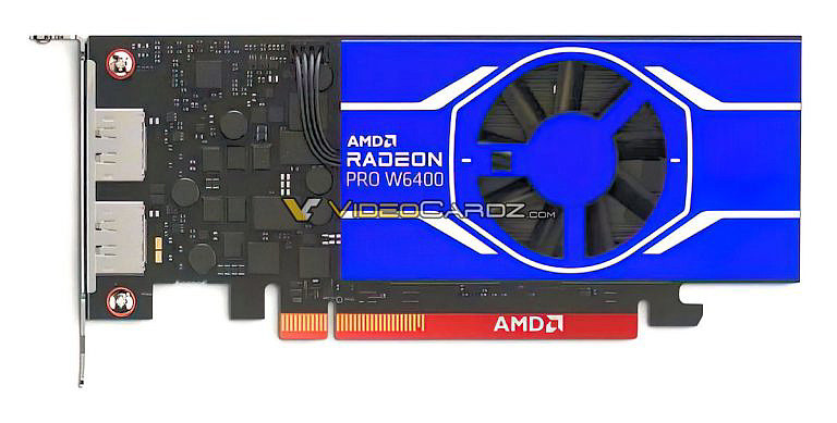 AMD Radeon PRO W6400 显卡曝光：768 流处理器，50W TDP - 1