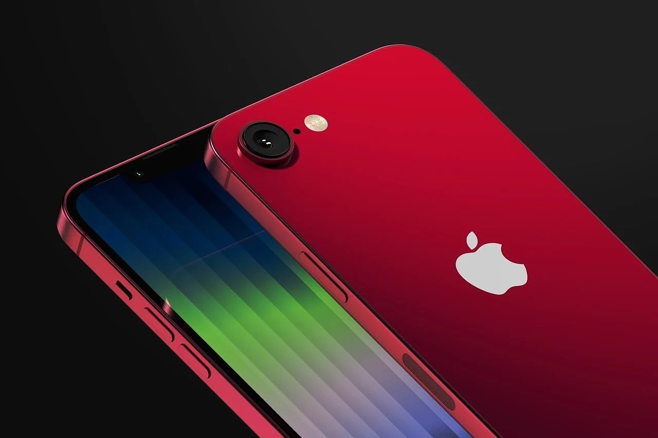 苹果 iPhone SE 4 高清渲染：刘海设计、后摄配更大传感器 - 7