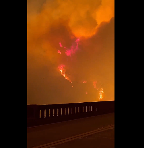 大规模山火席卷美国加州沿岸 - 8