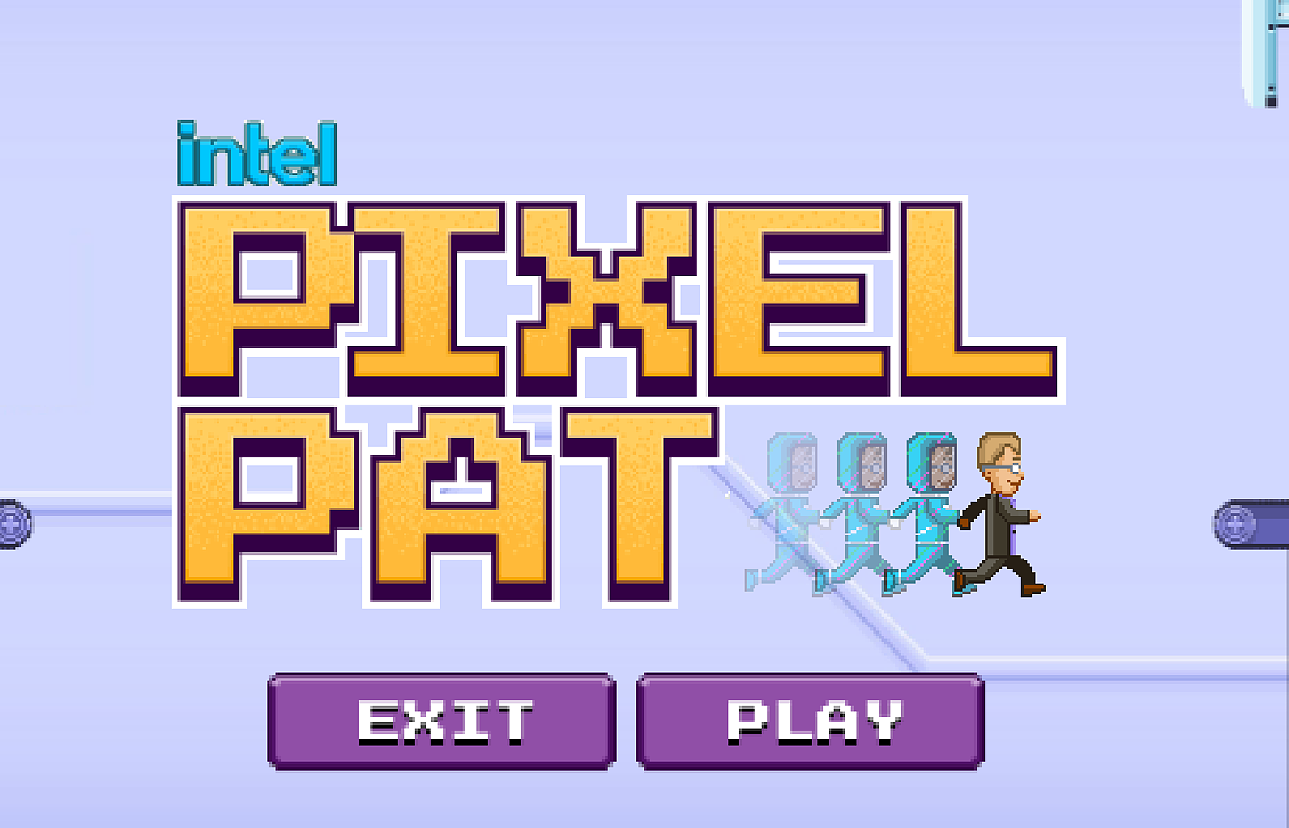 英特尔公布 PixelPat 像素游戏，主角是 CEO 帕特・基辛格 - 1