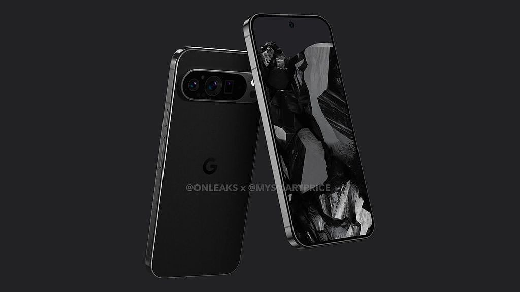 谷歌 Pixel 9 Pro 手机渲染图曝光：6.5 英寸直屏、重新设计相机岛 - 1