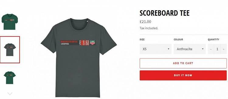 好狠红军球迷制作弗格森&达格利什表情对比T恤，售价21英镑 - 4