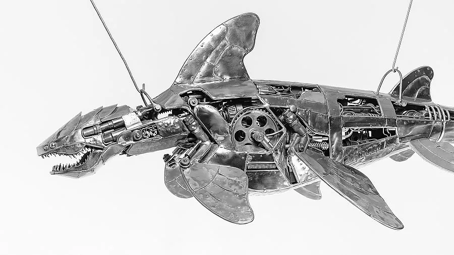 Denis Kulikov 和他的炫酷机甲风动物雕塑 - 36