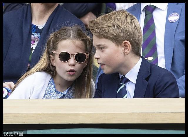威廉凯特带乔治小王子和夏洛特小公主现身温网观赛 - 2