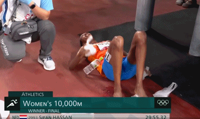 女子10000米荷兰选手哈桑夺冠 获得奥运会第二金 - 4