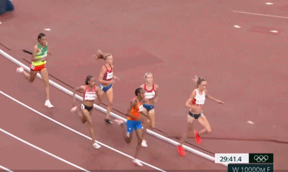 女子10000米荷兰选手哈桑夺冠 获得奥运会第二金 - 2