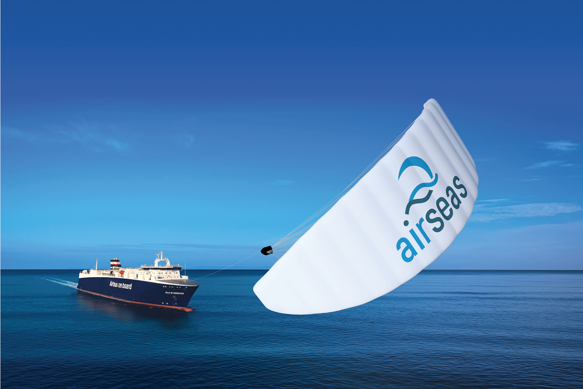 Airseas 在货船上安装其首个节油自动风筝 - 1
