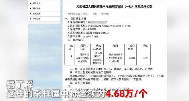 河南核酸采样屋售价近 5 万：医护蹲椅子上 市民扎马步 - 3