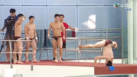 你没见过的中国跳水队“名场面”，这姿势是认真的吗哈哈哈 - 12