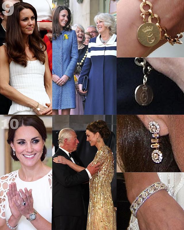 凯特王妃的珠宝都有故事：威廉送的戒指很用心，第一对耳环很惊艳 - 8