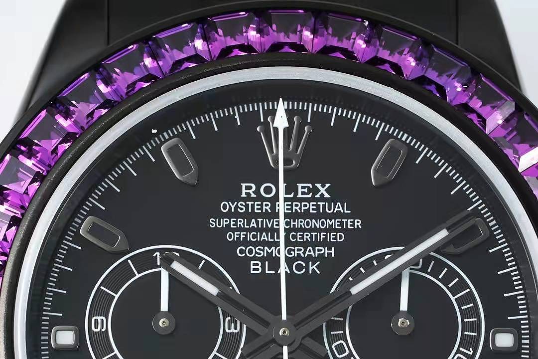 N厂4130迪通拿改装之Blaken碳黑彩钻迪通拿腕表评测，这是黑化后的计时腕表 - 18