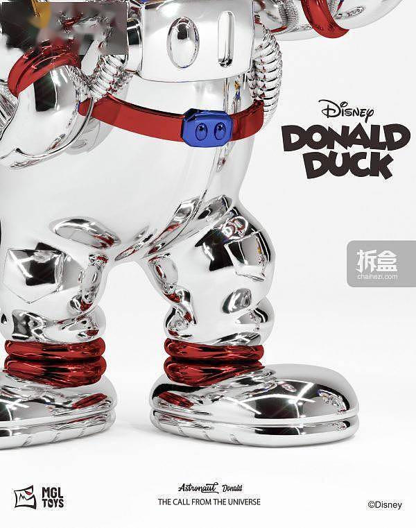 MGLTOYS 太空纪念款 迪士尼DONALD DUCK唐老鸭 限量版雕像 - 5
