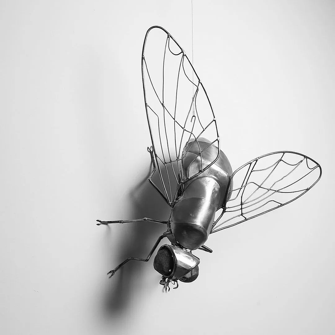 Denis Kulikov 和他的炫酷机甲风动物雕塑 - 16