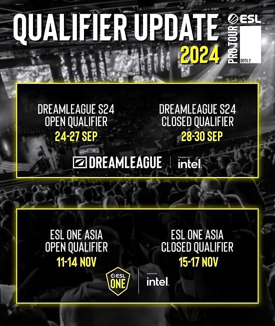 ESL调整了梦幻联赛S24和ESL One Asia的预选赛日期 - 1