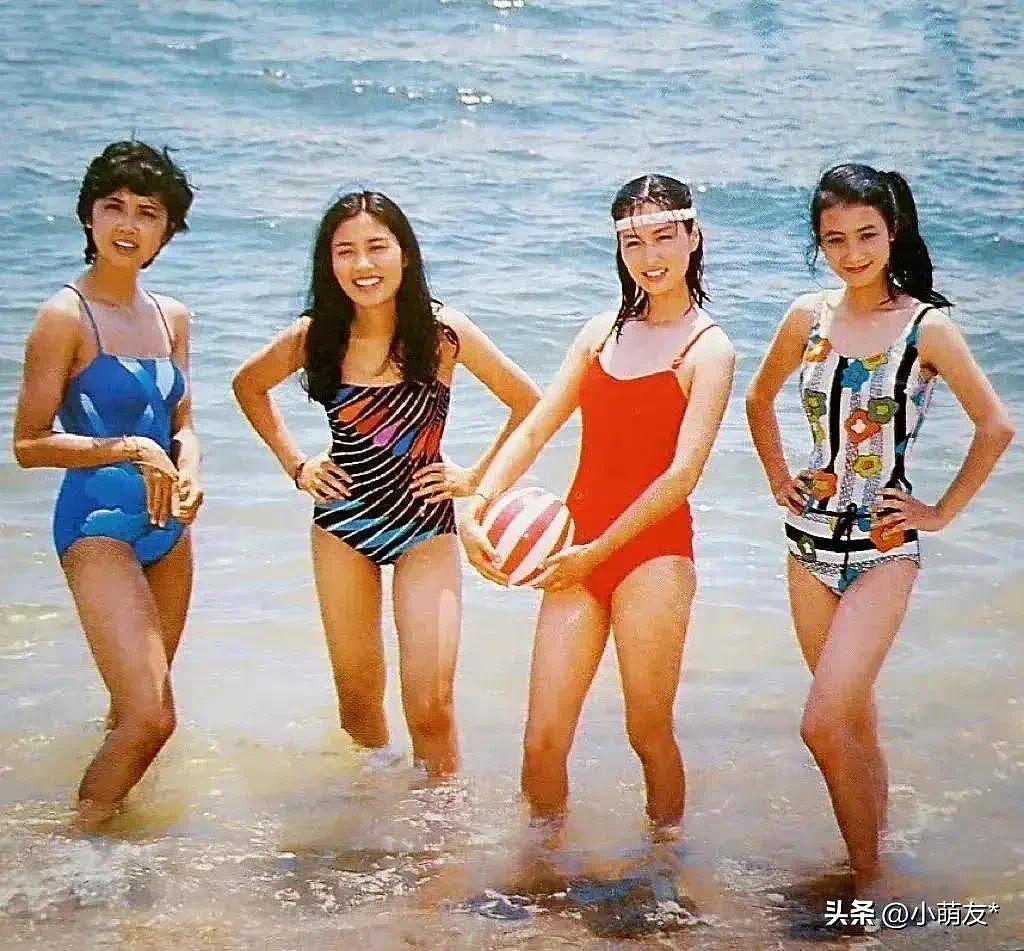 90年代内地女星泳装照，一个比一个的时尚，一个比一个的大胆 - 20