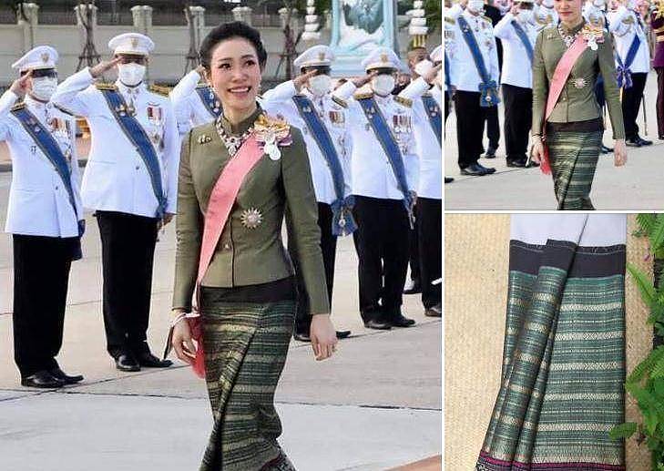 36岁诗妮娜炫耀恩宠，全身挂满皇家珠宝，身旁两位公主黯淡无光 - 9