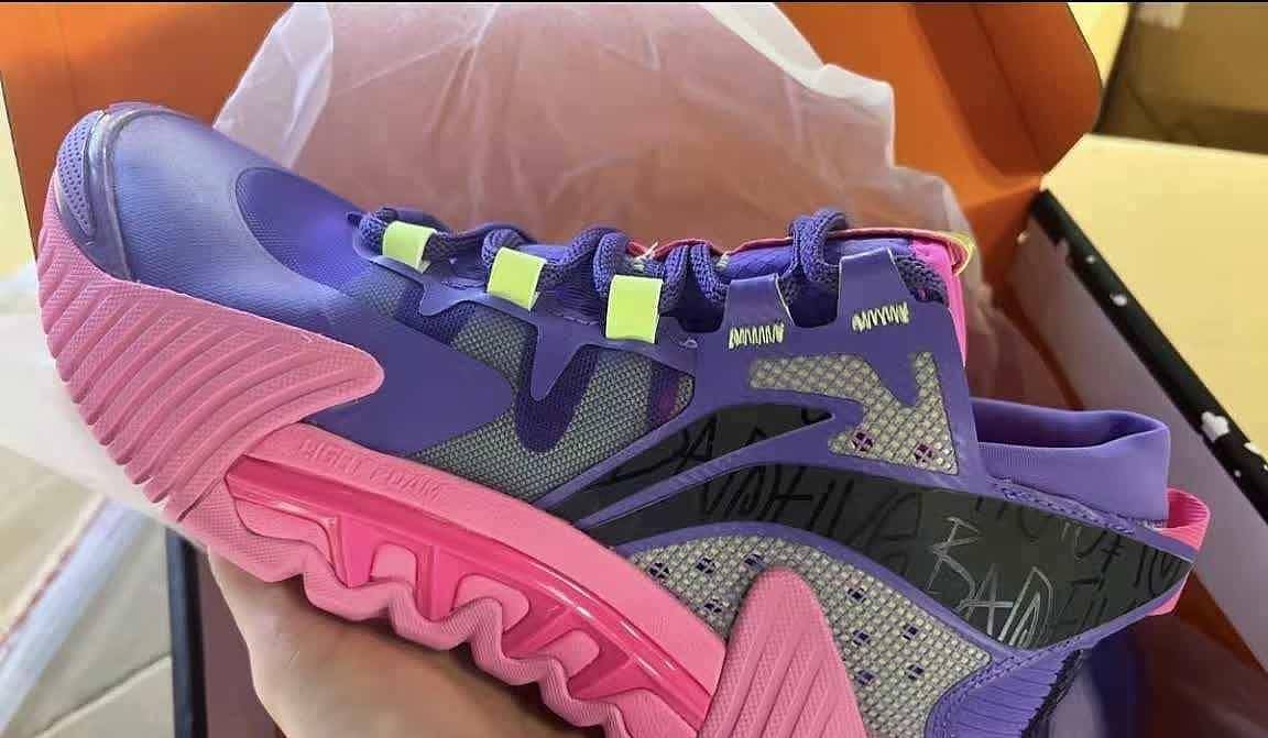 李宁反伍2低版本“紫红”配色正式发布！一双容易被忽视的李宁篮球鞋 - 5