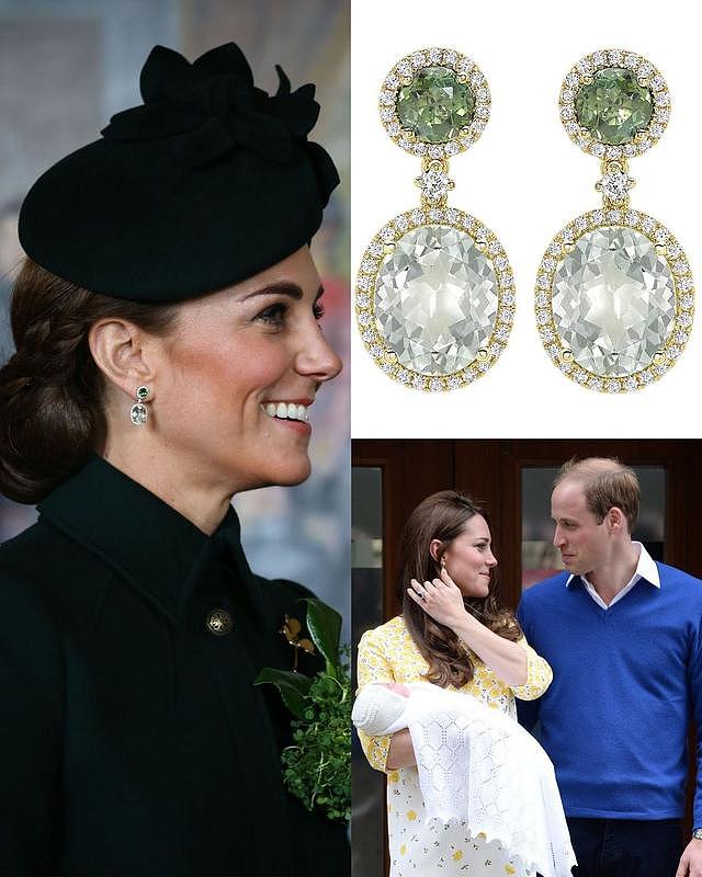 凯特王妃的珠宝都有故事：威廉送的戒指很用心，第一对耳环很惊艳 - 6