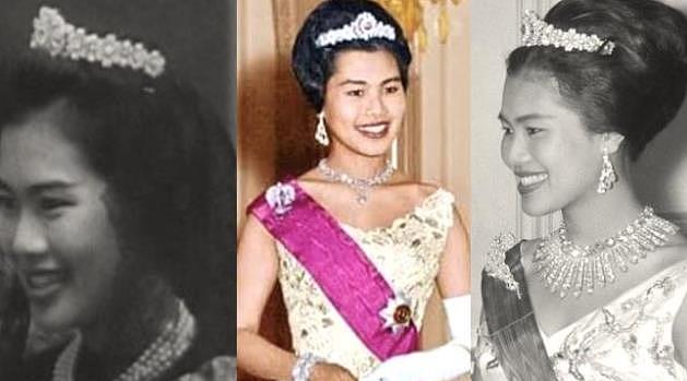 诗丽吉一次戴俩王冠，儿媳只能戴假花，都不如不丹公主戴发箍惊艳 - 17