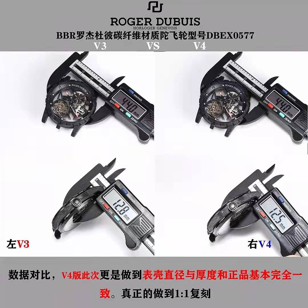 BBR罗杰杜彼王者系列碳纤维陀飞轮腕表升级V4版，艺术与时间的结晶 - 12