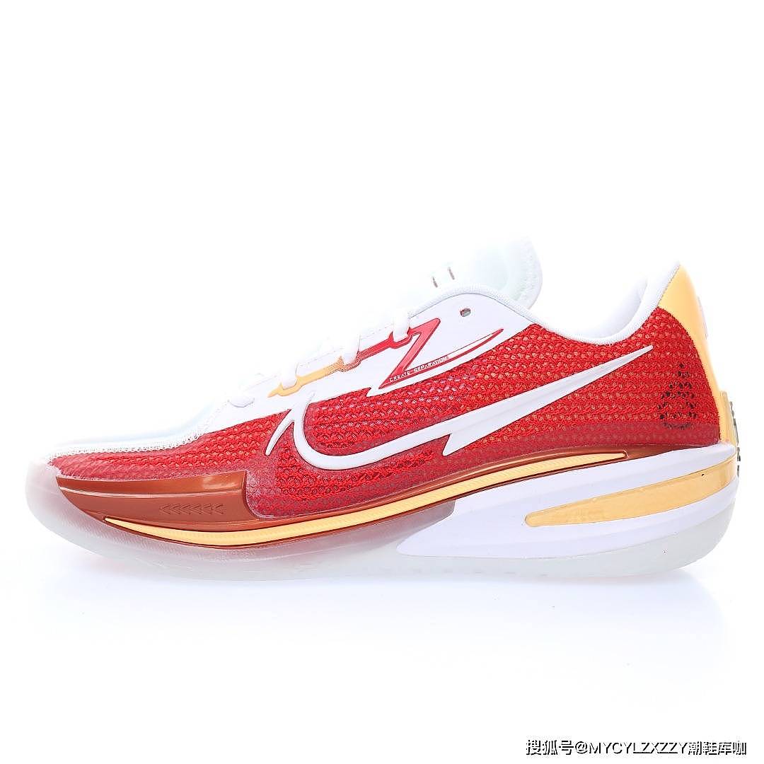 耐克Nike Air Zoom GT Cut EP Red/White/Gold超跑级低帮运动篮球鞋CZ0176-100 - 1