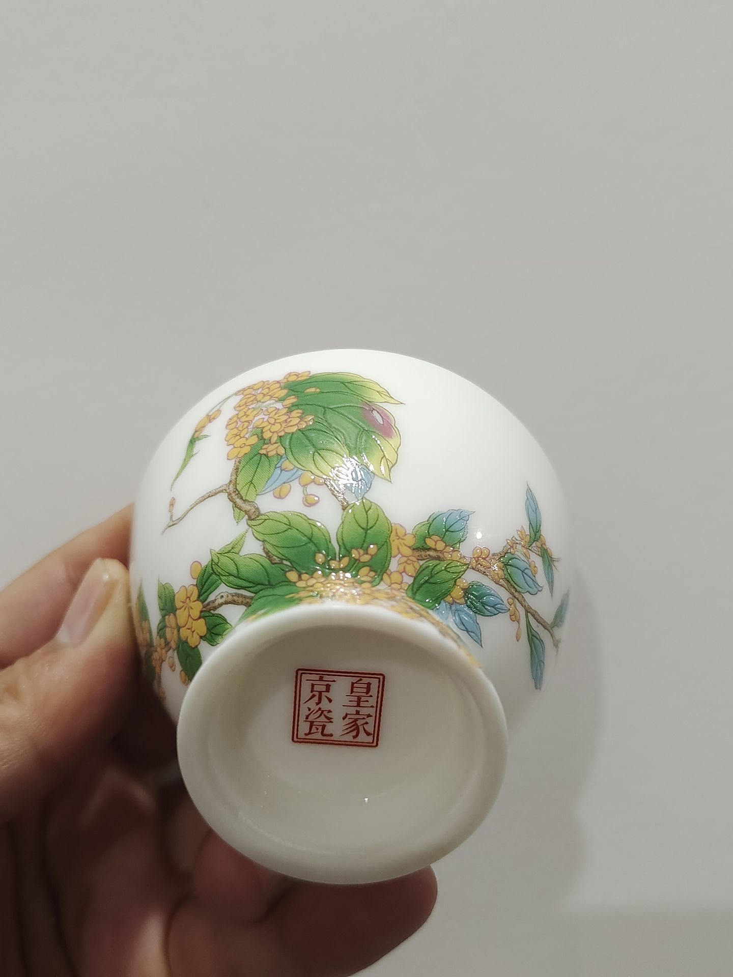 印象新十二花神陶瓷杯：富有花神‘绿珠’之美的桂花茶杯 - 8