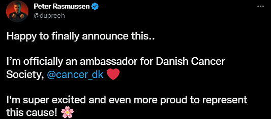 dupreeh成为丹麦癌症协会形象大使 - 1