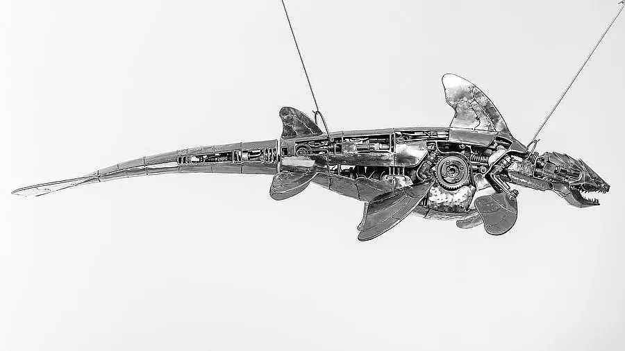 Denis Kulikov 和他的炫酷机甲风动物雕塑 - 35