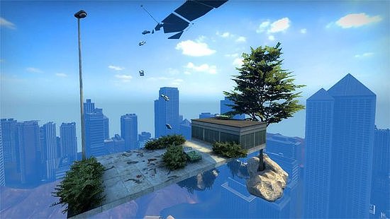 玩家发布在CS:GO中制作的Only up地图 - 1